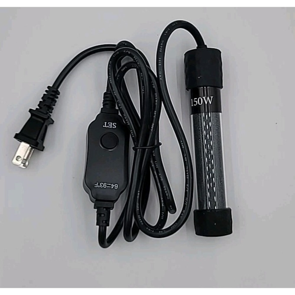 AquaMiracle Adjustable 150W Mini Aquarium Heater Submersible Fish Tank Heater